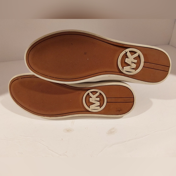 Michael Kors Keaton Slip-on Sneakers Brown Paisley Size 8M - Picture 6 of 8